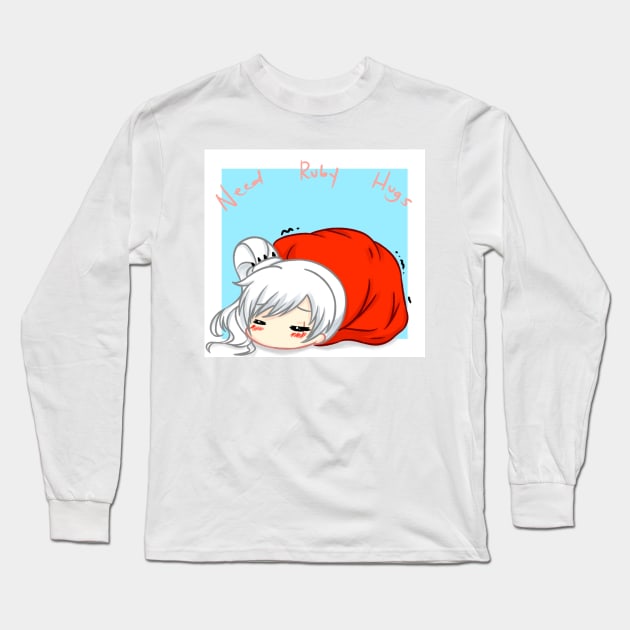 Cuddly Weiss Long Sleeve T-Shirt by riozaki21